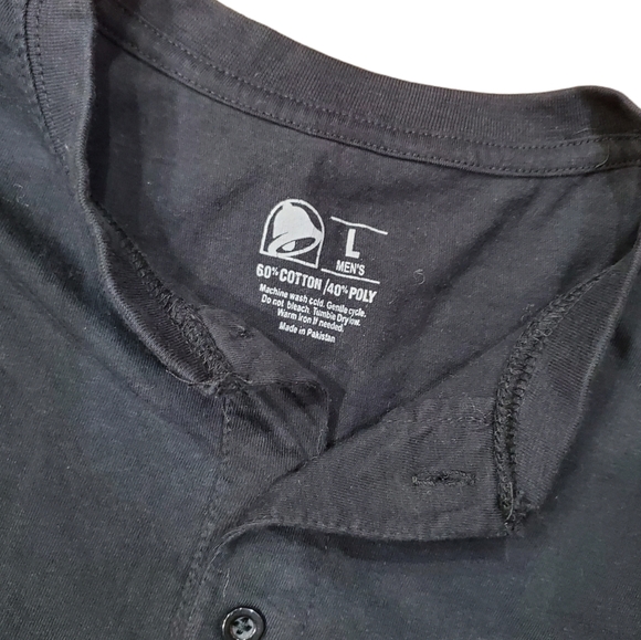 TACO BELL Company Uniform Employee Shirt Short Sleeve - Picture 4 of 4